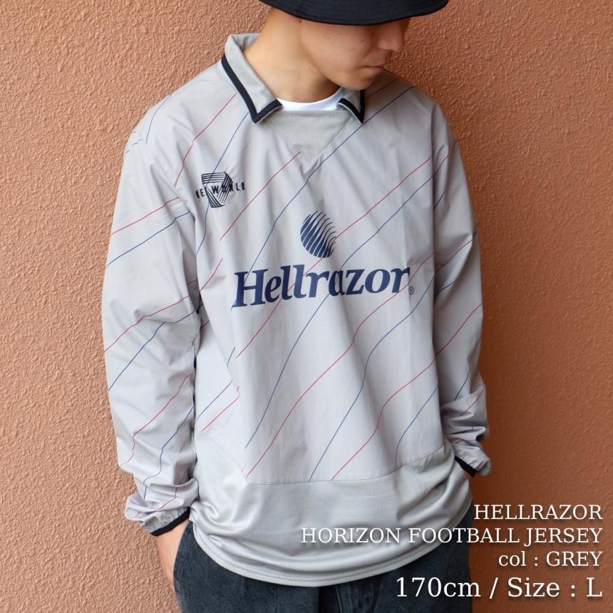 HELLRAZOR HORIZON FOOTBALL JERSEY / GREY (ヘルレイザー