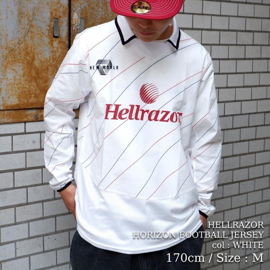 ウェア HELLRAZOR HORIZON FOOTBALL JERSEY HELLRAZOR/ヘルレイザー】HORIZON FOOTBALL JERSEY - 「PLACE