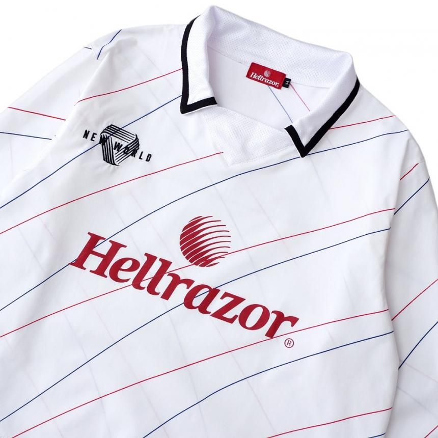 ウェア HELLRAZOR HORIZON FOOTBALL JERSEY HELLRAZOR HORIZON FOOTBALL JERSEY / WHITE (ヘルレイザー