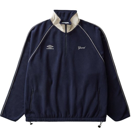 <img class='new_mark_img1' src='https://img.shop-pro.jp/img/new/icons5.gif' style='border:none;display:inline;margin:0px;padding:0px;width:auto;' />GRAND COLLECTION X UMBRO MICRO FLEECE QUARTER ZIP JACKET / NAVY (ɥ쥯 ե꡼㥱å)