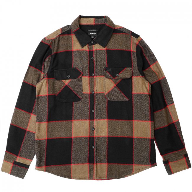 BRIXTON BOWERY L/S FLANNEL SHIRT / HEATHER GREY/CHARCOAL (ブリクストン 長袖ネルシャツ) -  HORRIBLE'S PROJECT｜HORRIBLE'S｜SAYHELLO | HELLRAZOR | Dime MTL | QUASI |  HOTEL BLUE | GX1000 | THEORIES | VANS SKATE | 正規取扱い販売店 