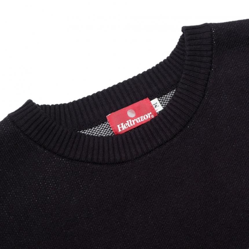 H CHAIN LINE CREWKNIT - NAVY – Hellrazor Online