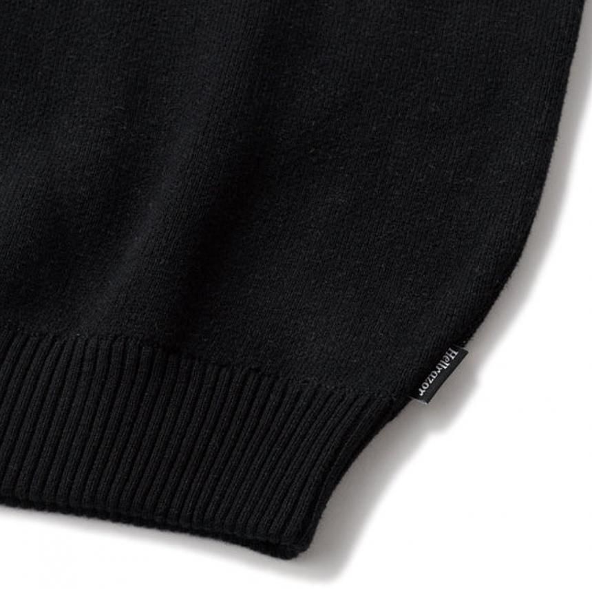HELLRAZOR H CHAIN LINE CREWKNIT / BLACK (ヘルレイザー