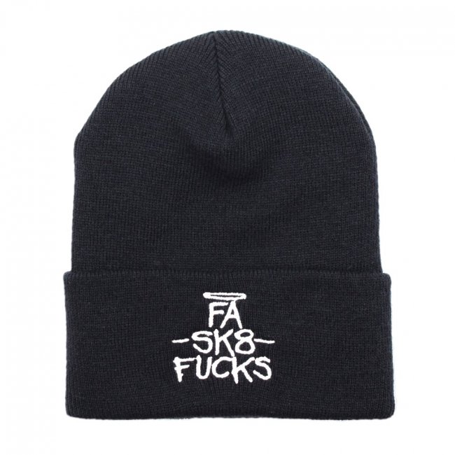 FUCKING AWESOME FA SK8 FUCKS CUFF BEANIE / BLACK (ファッキンオーサム ビーニーキャップ) -  HORRIBLE'S PROJECT｜HORRIBLE'S｜SAYHELLO | HELLRAZOR | Dime MTL | QUASI |  HOTEL BLUE | GX1000 | THEORIES | VANS SKATE 