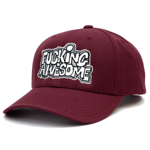 <img class='new_mark_img1' src='https://img.shop-pro.jp/img/new/icons5.gif' style='border:none;display:inline;margin:0px;padding:0px;width:auto;' />FUCKING AWESOME PBS LOGO SNAPBACK CAP / MAROON (եå󥪡 6ѥͥ륭å)