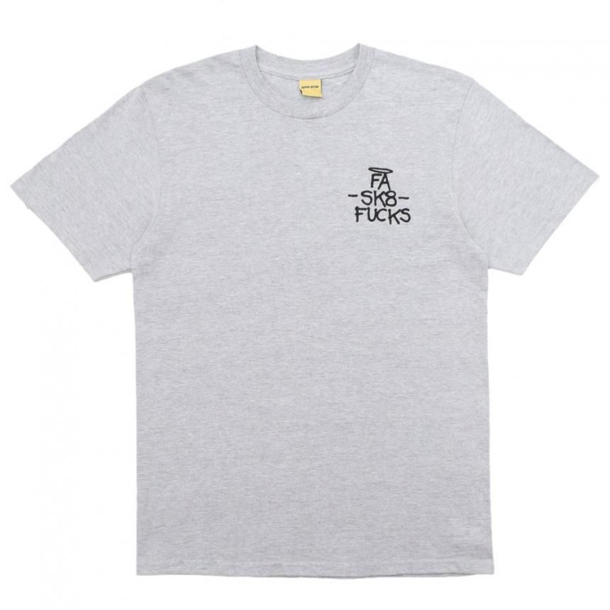 FUCKING AWESOME SK8 FUCKS TEE / HEATHER GREY (ファッキン