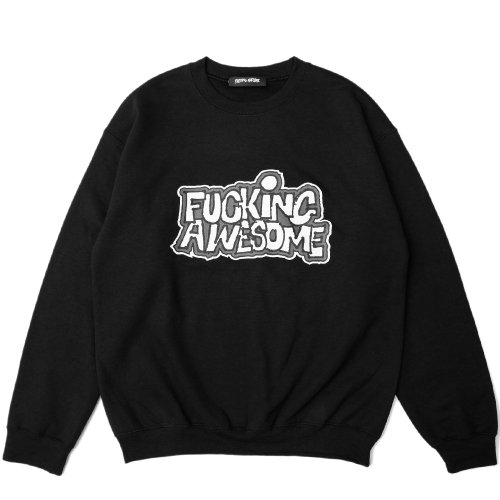 <img class='new_mark_img1' src='https://img.shop-pro.jp/img/new/icons5.gif' style='border:none;display:inline;margin:0px;padding:0px;width:auto;' />FUCKING AWESOME PBS CREWNECK / BLACK (եå󥪡 롼ͥå)