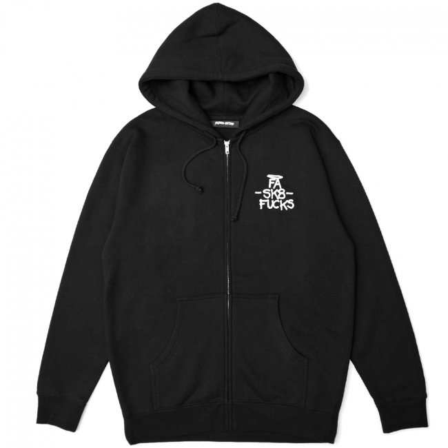 FUCKING AWESOME SK8 FUCKS ZIP HOODIE / BLACK (ファッキンオーサム フーディー) - HORRIBLE'S  PROJECT｜HORRIBLE'S｜SAYHELLO | HELLRAZOR | Dime MTL | QUASI | HOTEL BLUE |  GX1000 | THEORIES | VANS SKATE | 正規取扱い販売店 