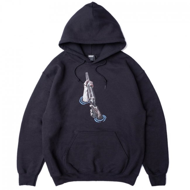 HOCKEY SHOTGUN HOODIE / BLACK (ホッキー パーカー/スウェット) - HORRIBLE'S  PROJECT｜HORRIBLE'S｜SAYHELLO | HELLRAZOR | Dime MTL | QUASI | HOTEL BLUE |  GX1000 | THEORIES | VANS SKATE | 正規取扱い販売店 | 通販 全国一律送料648円 