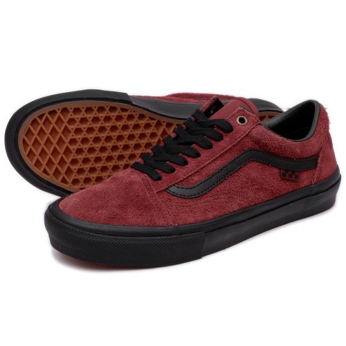 <img class='new_mark_img1' src='https://img.shop-pro.jp/img/new/icons5.gif' style='border:none;display:inline;margin:0px;padding:0px;width:auto;' />VANS SKATE OLD SKOOL HAIRY SUEDE / BLACK/BURGUNDYʥХ/  ɥ ˡ