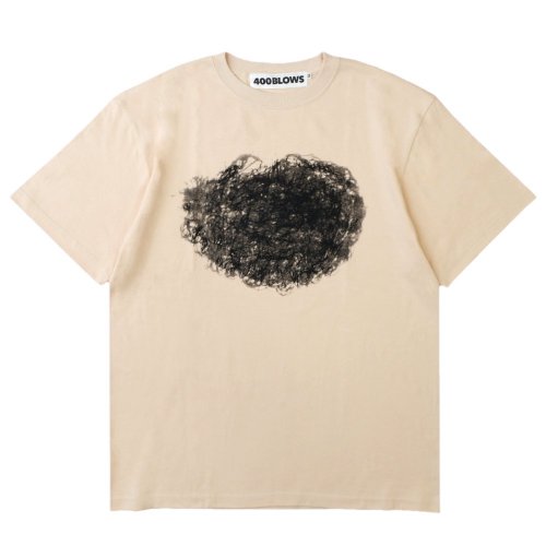 <img class='new_mark_img1' src='https://img.shop-pro.jp/img/new/icons5.gif' style='border:none;display:inline;margin:0px;padding:0px;width:auto;' />400BLOWS  DRAWING TEE / IVORY (TORIOTOKO T)