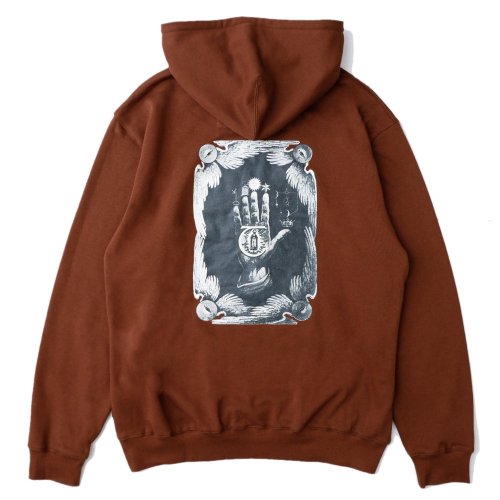 <img class='new_mark_img1' src='https://img.shop-pro.jp/img/new/icons5.gif' style='border:none;display:inline;margin:0px;padding:0px;width:auto;' />THEORIES HAND OF THEORIES HOODIE / BROWNʥ꡼ աǥ/ѡˡ