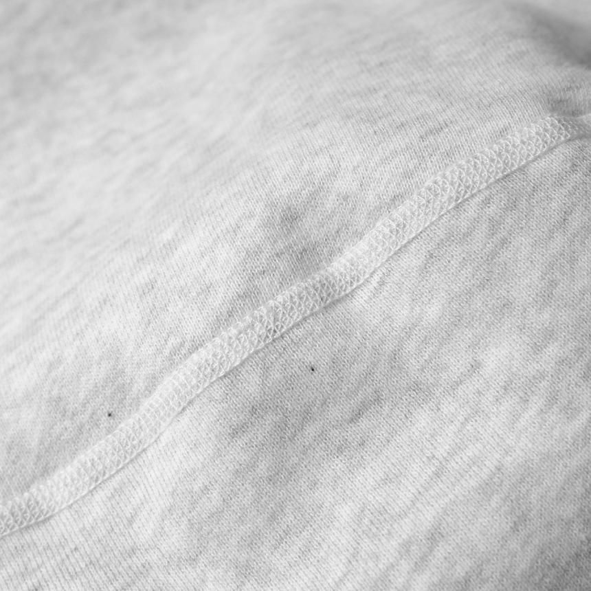 HELLRAZOR LOGO EMB FULL ZIP HOODIE / ASH/NAVY (ヘルレイザー ジップ