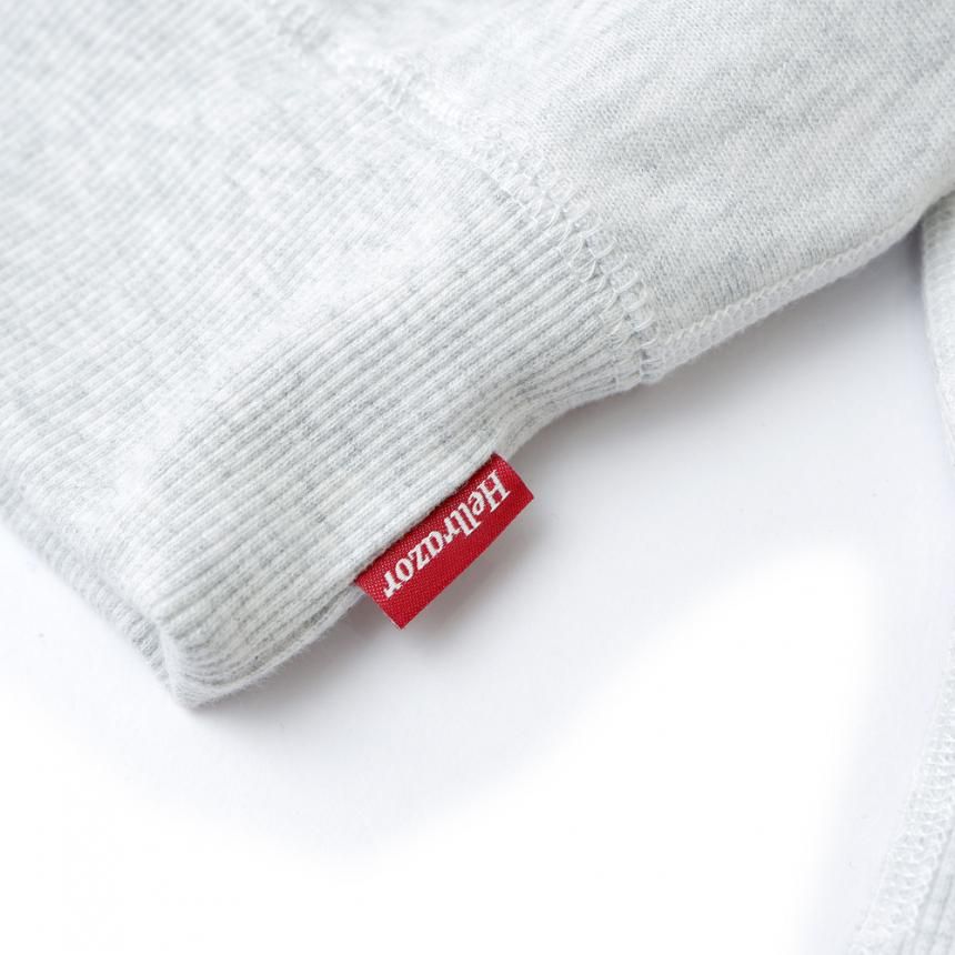HELLRAZOR LOGO EMB FULL ZIP HOODIE / ASH/NAVY (ヘルレイザー