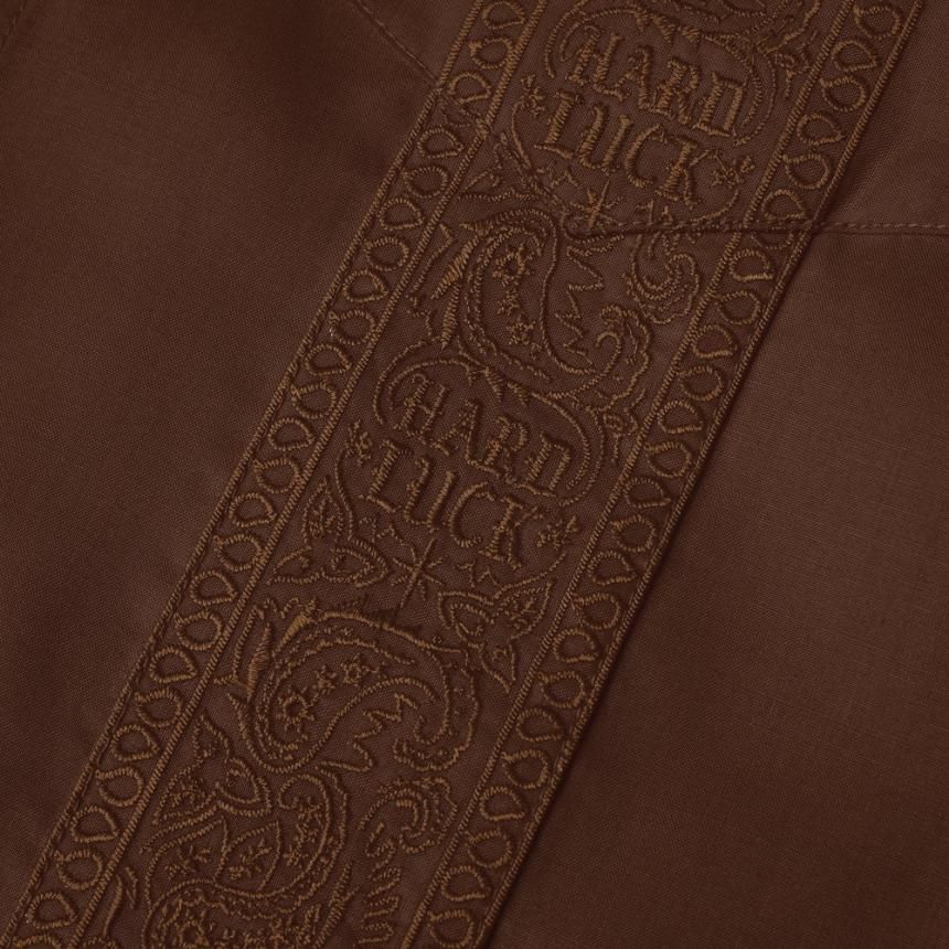 HARDLUCK HL GUAYABERA SHIRT / BROWN (ハードラック キューバ