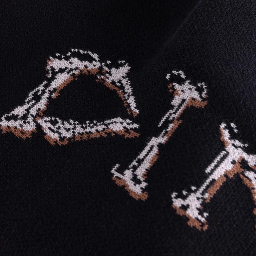 dime ダイム mtl モンテリオール 新品 黒 XL マフラー ストール Dime Bones Scarf / Black (ダイム マフラー/スカーフ
