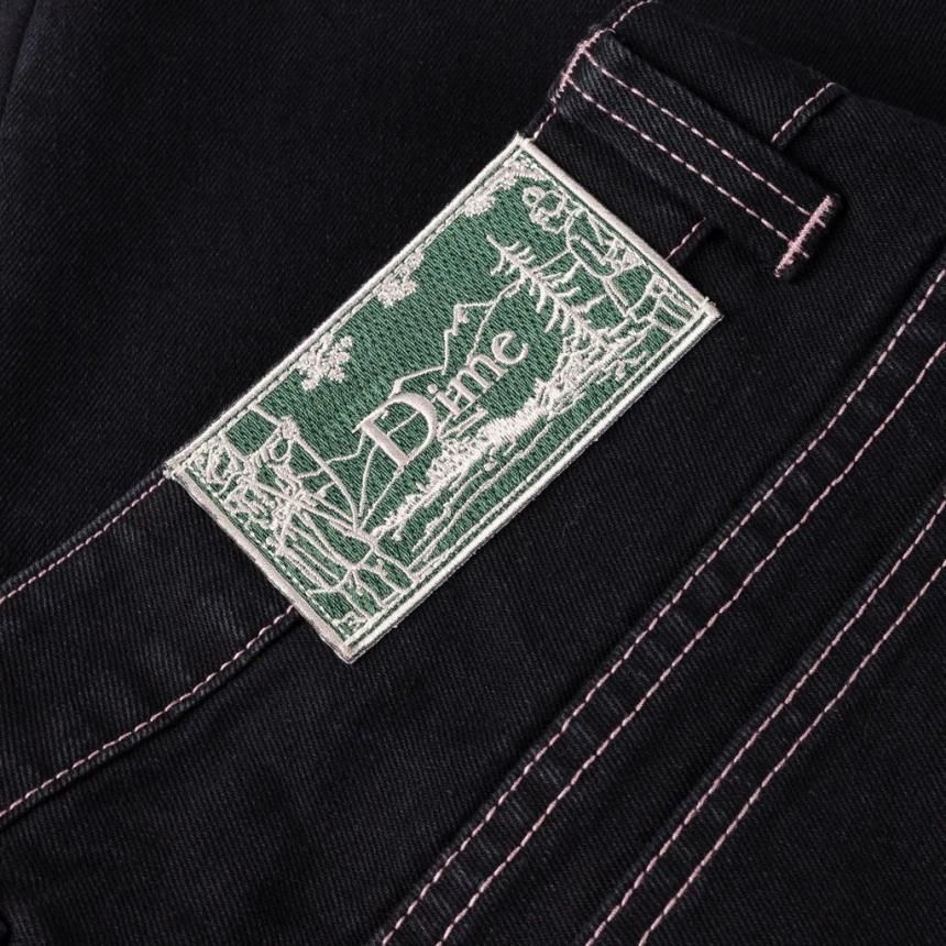 Dime Baggy Denim Pants / BLACK WASHED (ダイム デニムパンツ