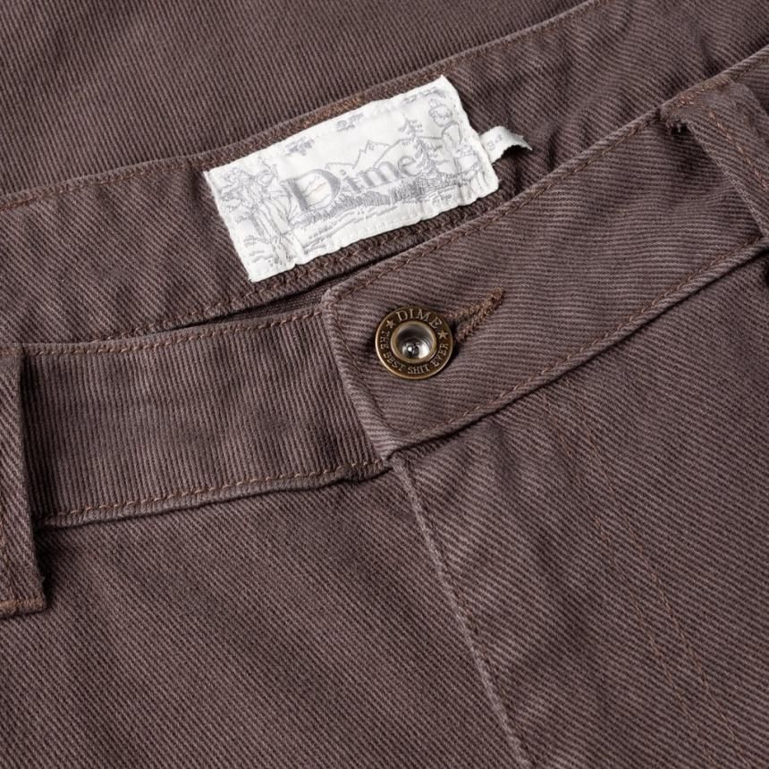 Dime Classic Baggy Denim Pants / Brown Washed (ダイム デニム