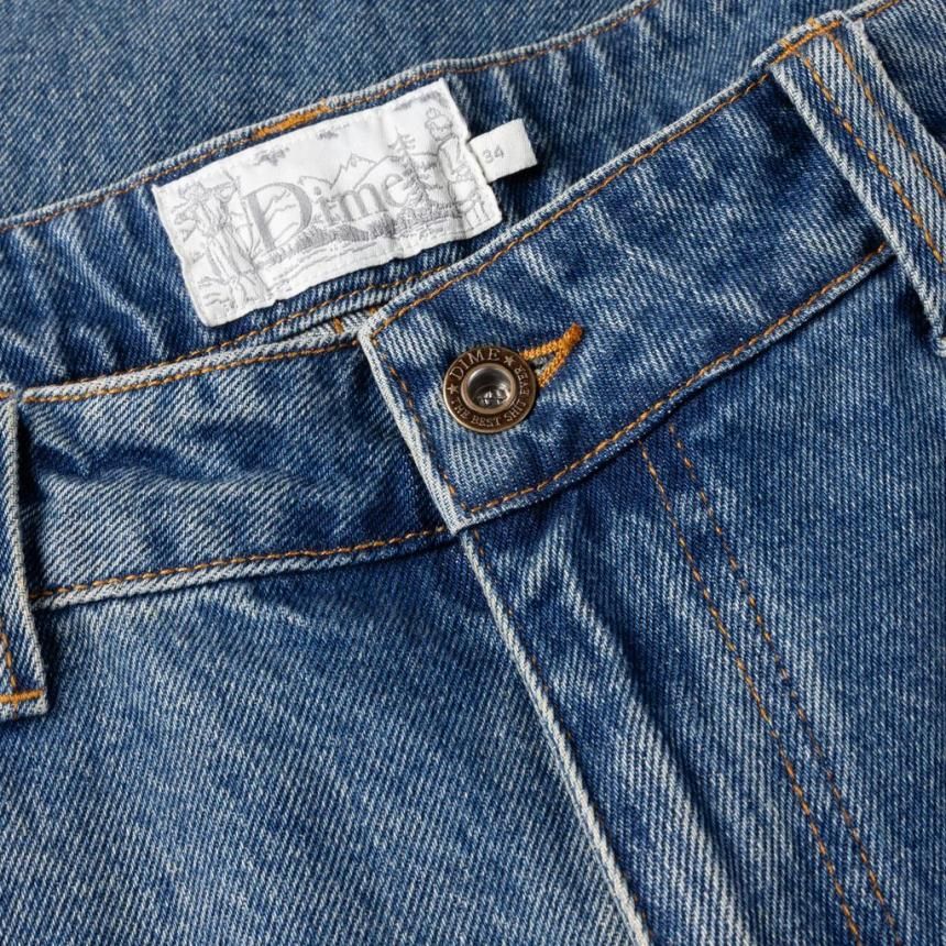 Dime Classic Baggy Denim Pants / Sandblasted Indigo (ダイム