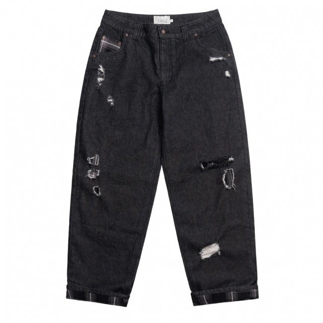 Dime Secret Baggy Denim Pants / Black Washed (ダイム デニムパンツ) - HORRIBLE'S  PROJECT｜HORRIBLE'S｜SAYHELLO | HELLRAZOR | Dime MTL | QUASI | HOTEL BLUE |  GX1000 | THEORIES | VANS SKATE | 正規取扱い販売店 