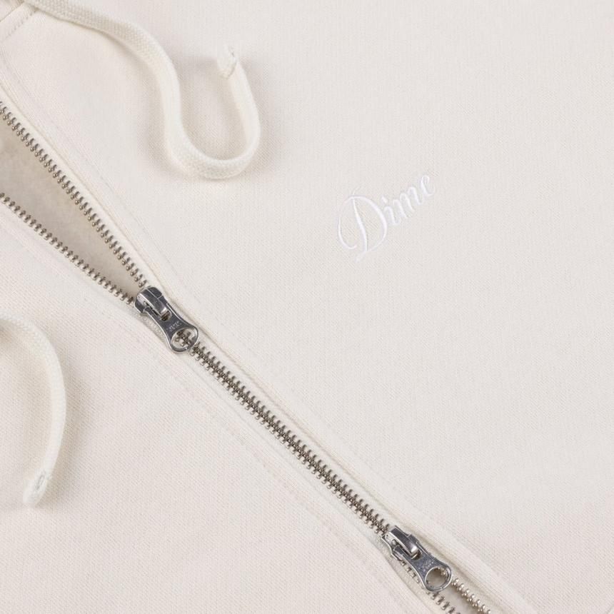 Dime】SPRING 24 筆記体 スモール ロゴ ジップ パーカー M トップス