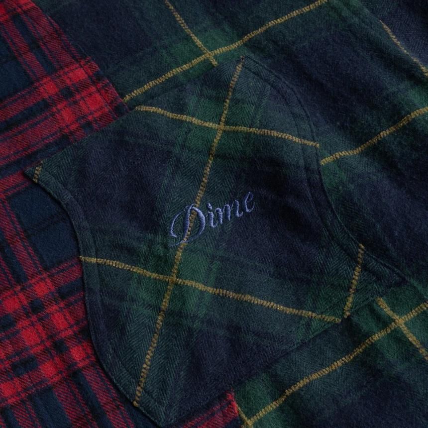 Dime Triple Plaid Shirt / Multi (ダイム 長袖 シャツ