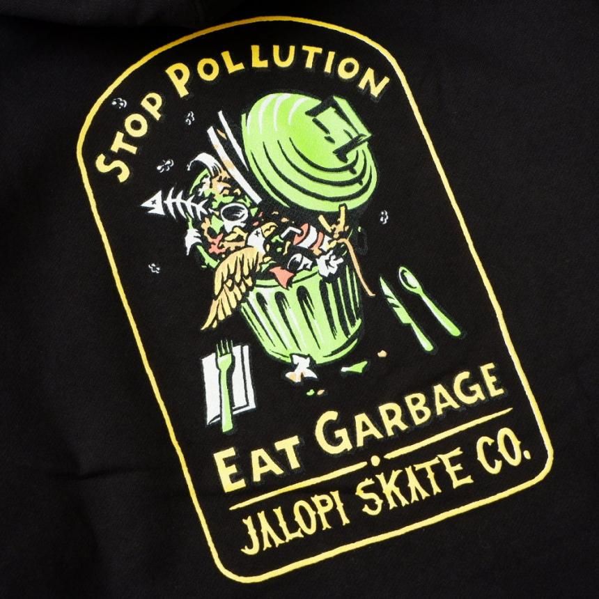 ANTIHERO JALOPI STOP POLLUTION HOODIE / BLACK (アンチ