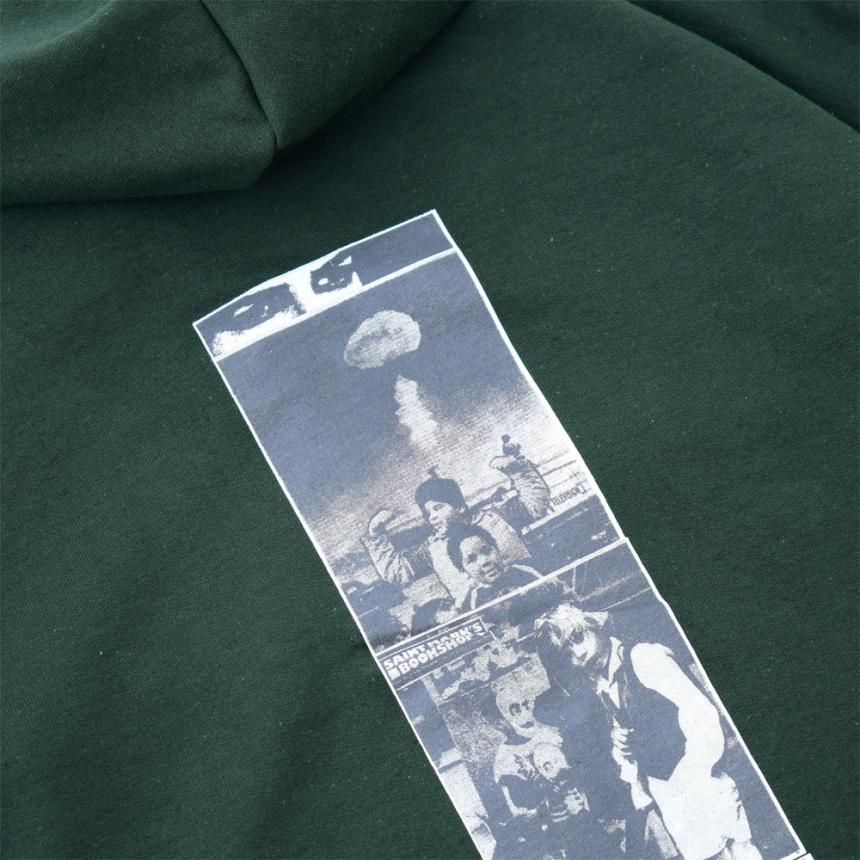 FUCKING AWESOME 2025 DILL COLLAGE ZIP HOODIE / OLIVE