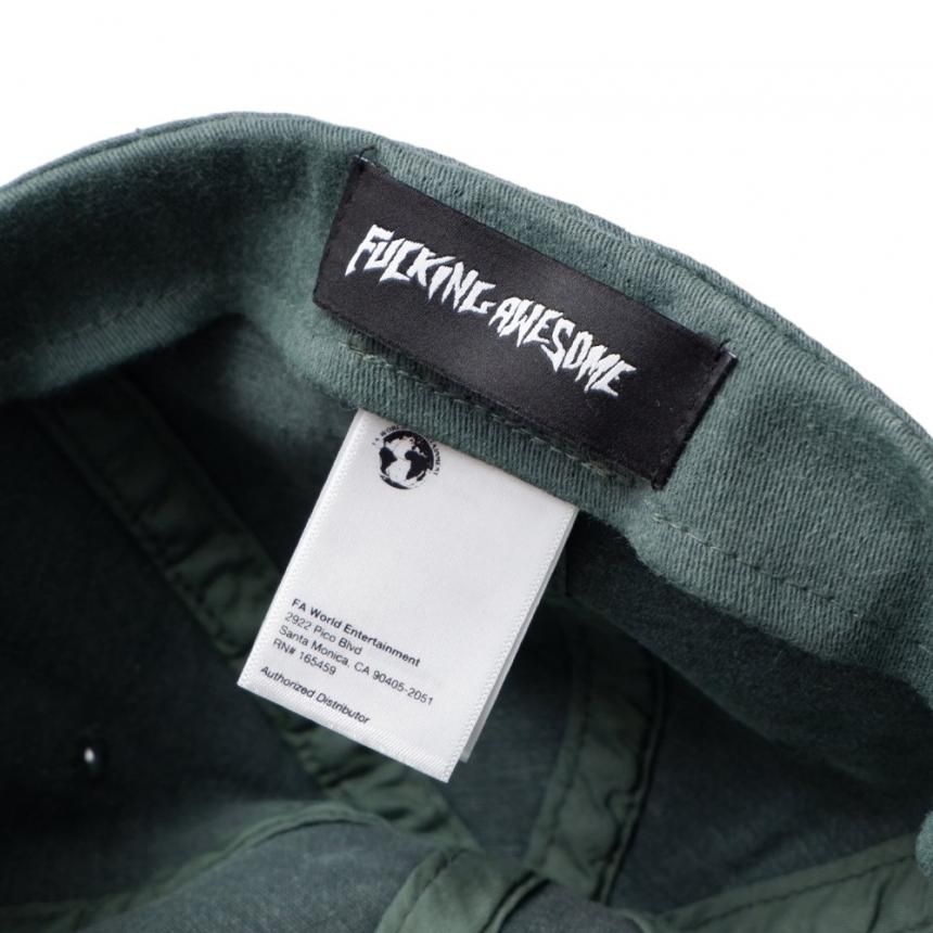 FUCKING AWESOME THREE SPIRAL EDGE STITCH SIX PANEL CAP