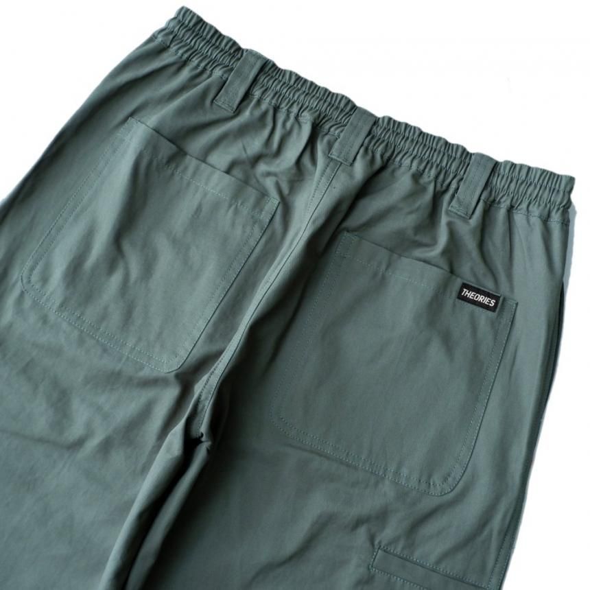 THEORIES STAMP LOUNGE PANT / DARK MOSS（セオリーズ イージー