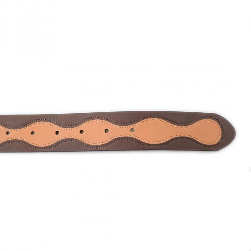 Dime Premium Leather Belt / Brown (ダイム ベルト