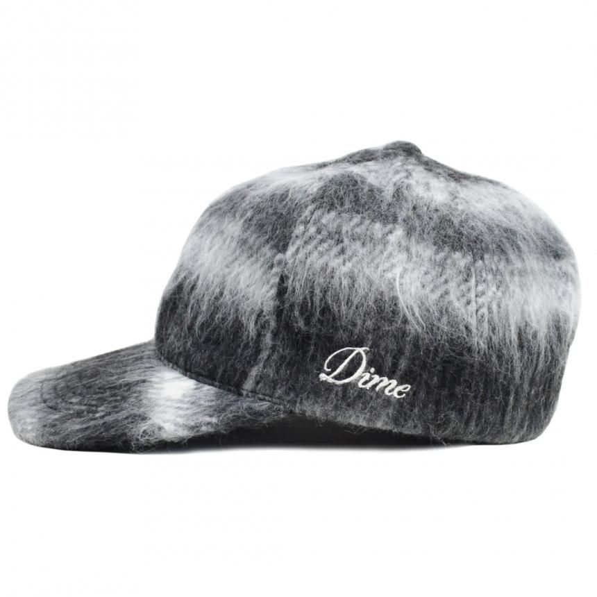 Dime Shaggy Low Pro Cap / Black Plaid (ダイム 6パネルキャップ