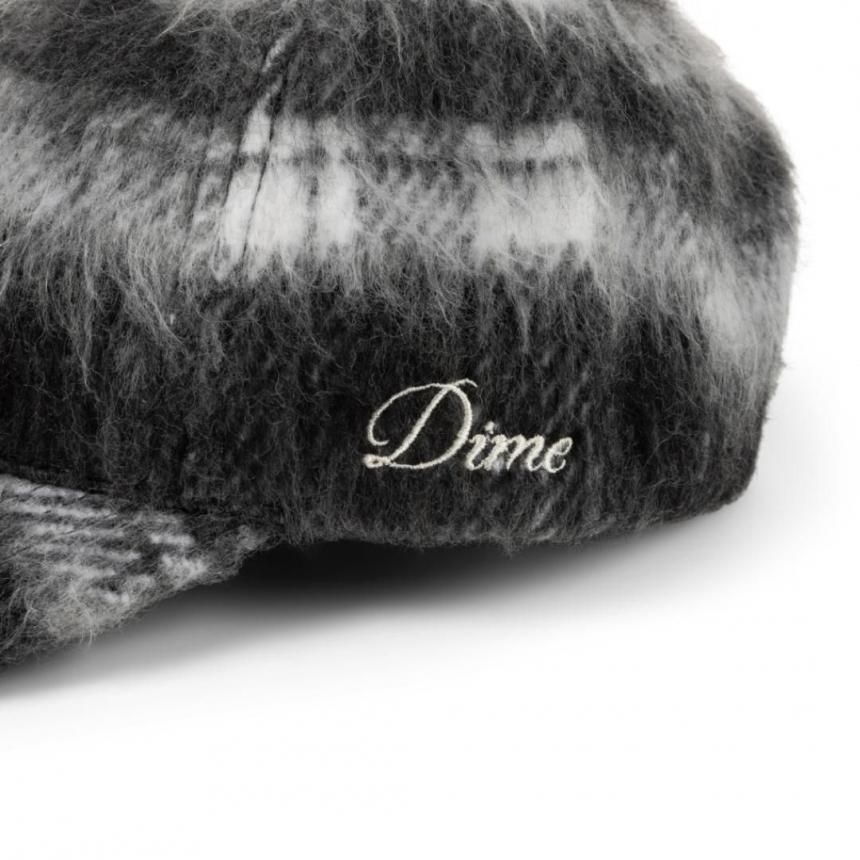 Dime Shaggy Low Pro Cap / Black Plaid (ダイム 6パネルキャップ