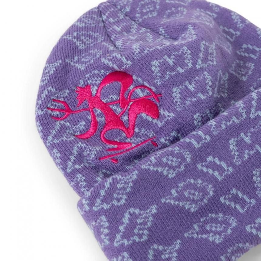 Dime Chopper Fold Beanie / Lavender (ダイム ニットキャップ