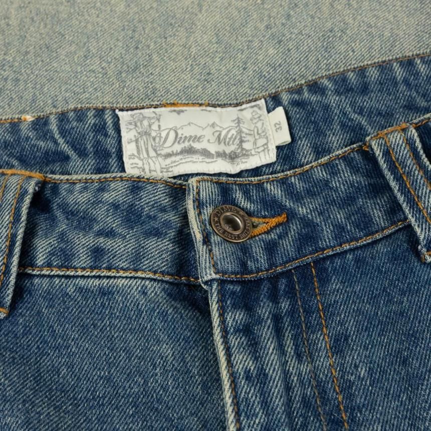 Dime Classic Baggy Denim Pants / Dipped Sandblasted Indigo