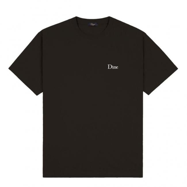 Dime Classic Small Logo T-Shirt / Vintage Black (ダイム T