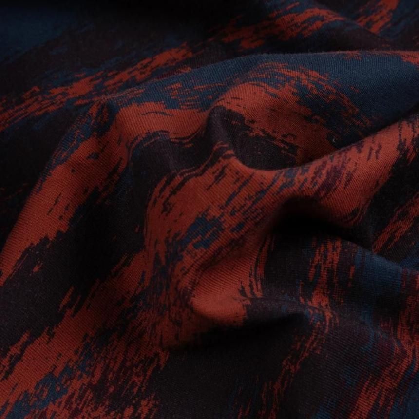 Dime Brushstroke L/S Shirt / Bordeaux (ダイム 長袖 Tシャツ