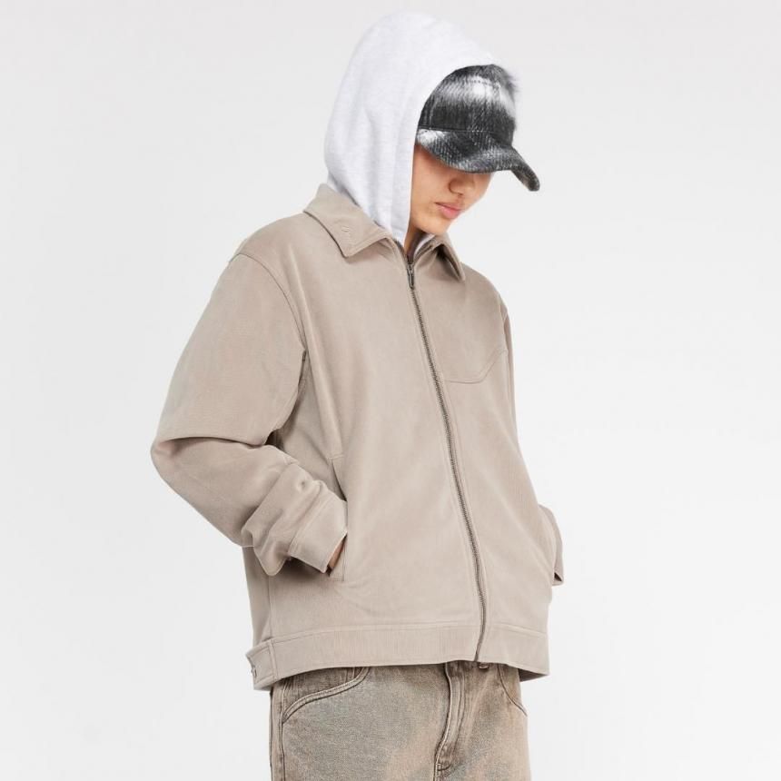 Dime Cord Zip Jacket / Taupe (ダイム ジップジャケット Dime Cord Zip Jacket / Taupe (ダイム ジップジャケット