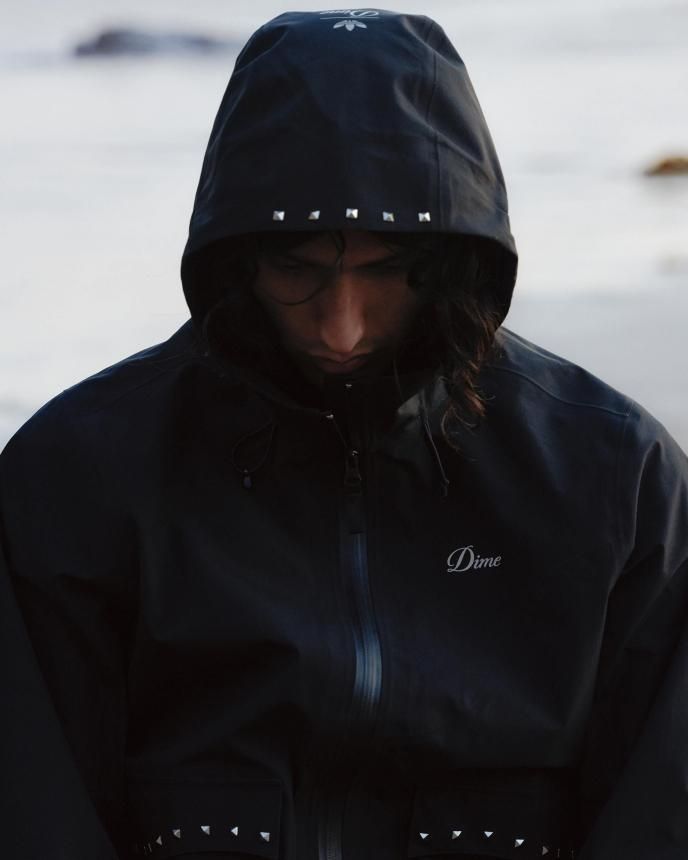 DIME × ADIDAS SKATEBOARDING STUD GORE-TEX JACKET / BLACK
