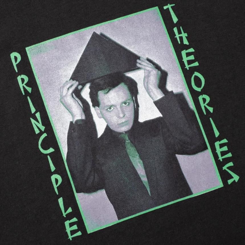 Theory - セオリー Theory 18SS シャツ 半袖 S 黒 ブラック THEORIES PRINCIPLE TEE / BLACK（セオリーズ Tシャツ/半袖