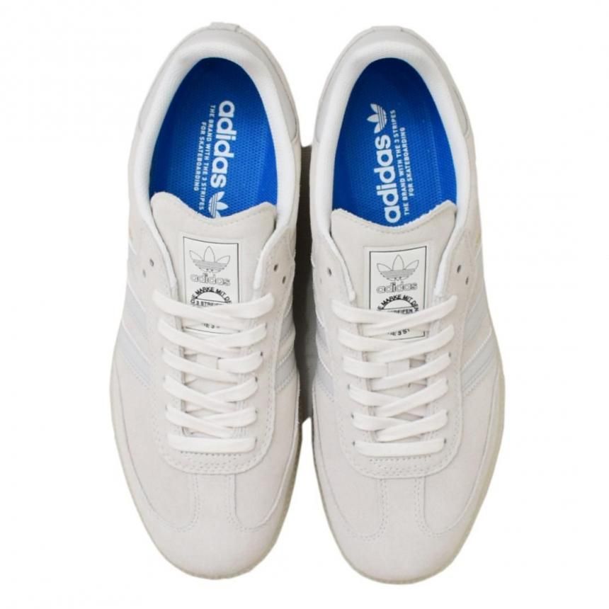 ADIDAS SKATEBOARDING SAMBA ADV / CHALK WHITE/GREY ONE