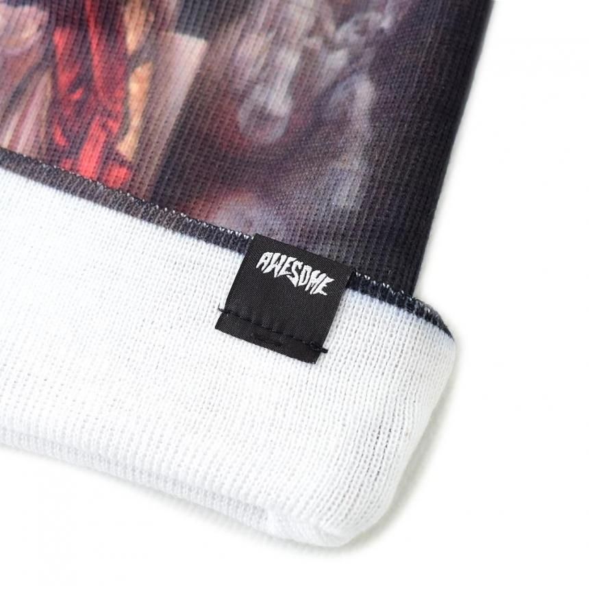 【FUCKING AWESOME】25ss MADONNA SKULLY ビーニー Striped Skully – Fucking Awesome