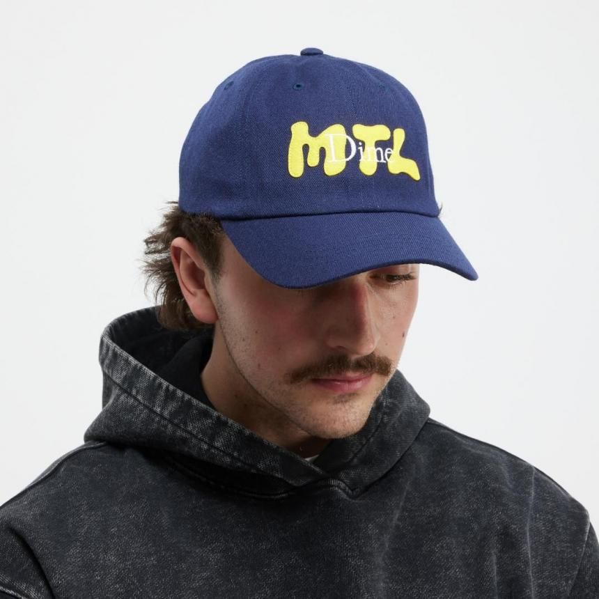dimeキャップ Dime MTL Low Pro Cap / Navy (ダイム 6パネルキャップ