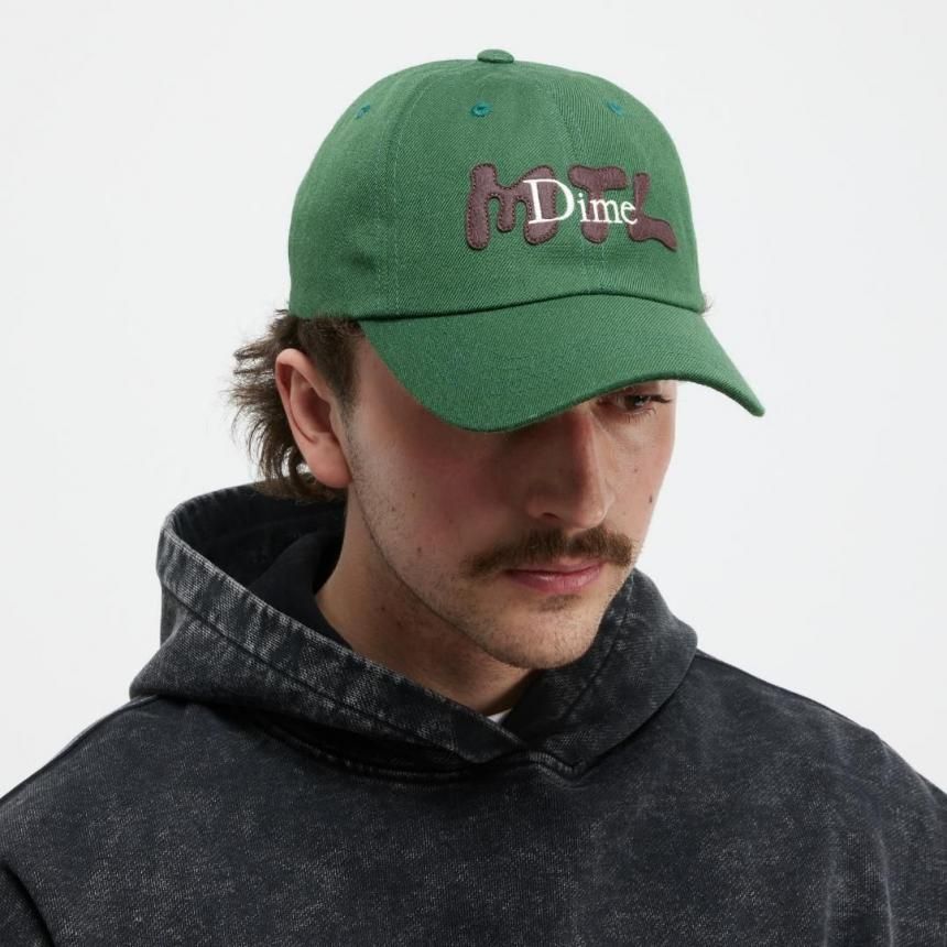 Dime Cursive Low Pro Cap / Purple/Black (ダイム 6パネル