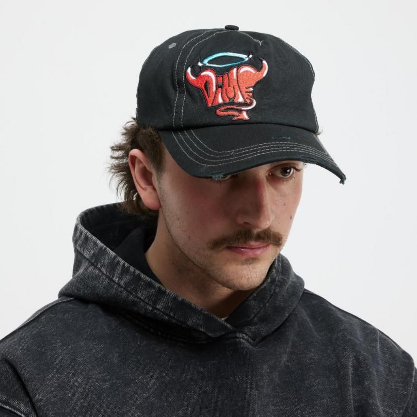 Dime Purgatory Worker Cap / Black (ダイム 5パネルキャップ