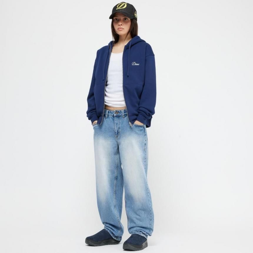 Dime Classic Relaxed Denim Pants / Sandblasted Blue (ダイム