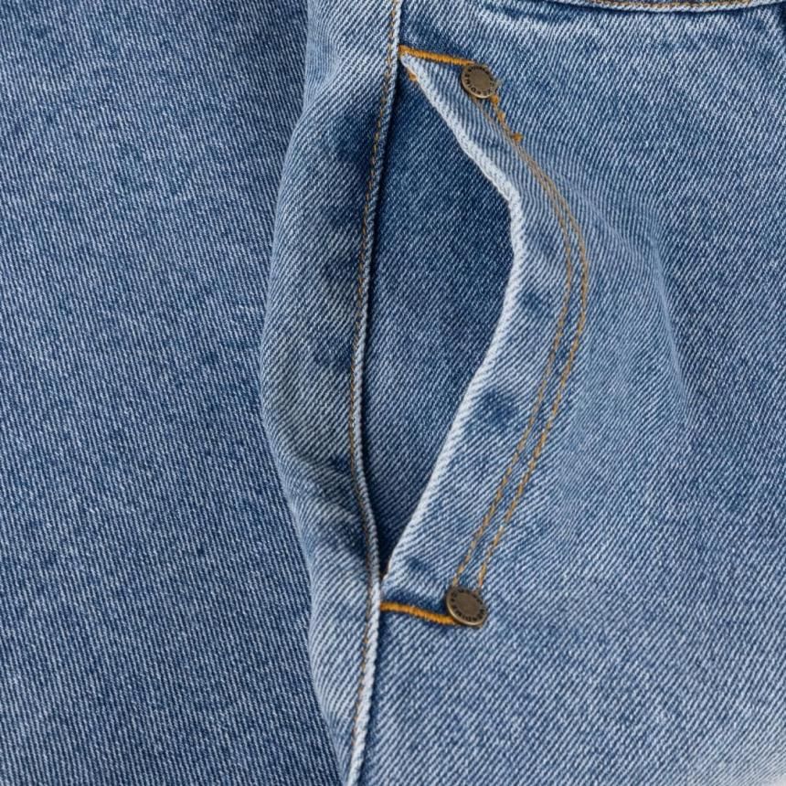 Dime Pleated Denim Shorts / Blue Washed (ダイム デニム