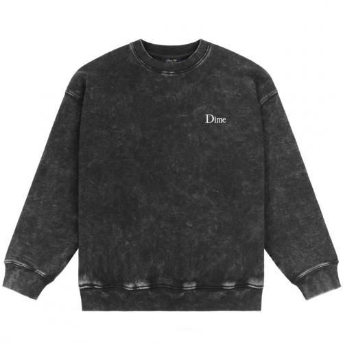 独特な Dime (ダイム Black Faded / Crewneck Terry French Classic トップス