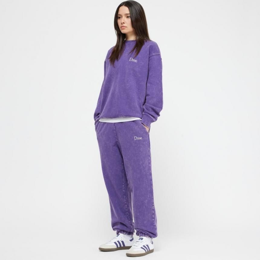 Dime Classic French Terry Crewneck / Faded Iris (ダイム