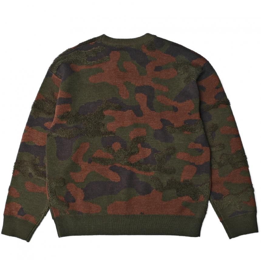 Dime Camo Chenille Knit / Woodland (ダイム セーター/ニット